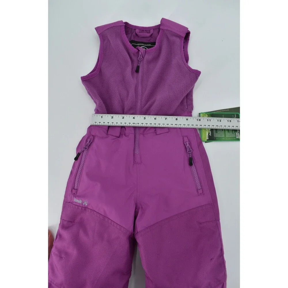 Kamik Size 3 Girls Aayla Jacket Storm Bibs Snowsuit NWT Orchid Mint
